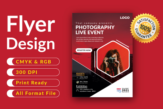 I will design Business logo and flyers.