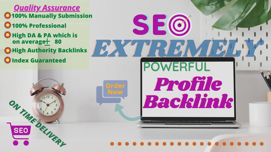 Manual 60 High Quality Do-follow Profile Backlinks DA...