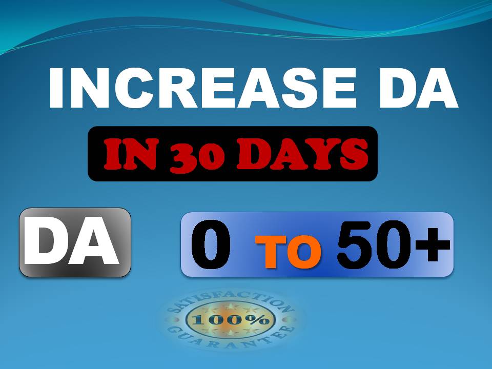 I will increase domain authority moz da with high aut...