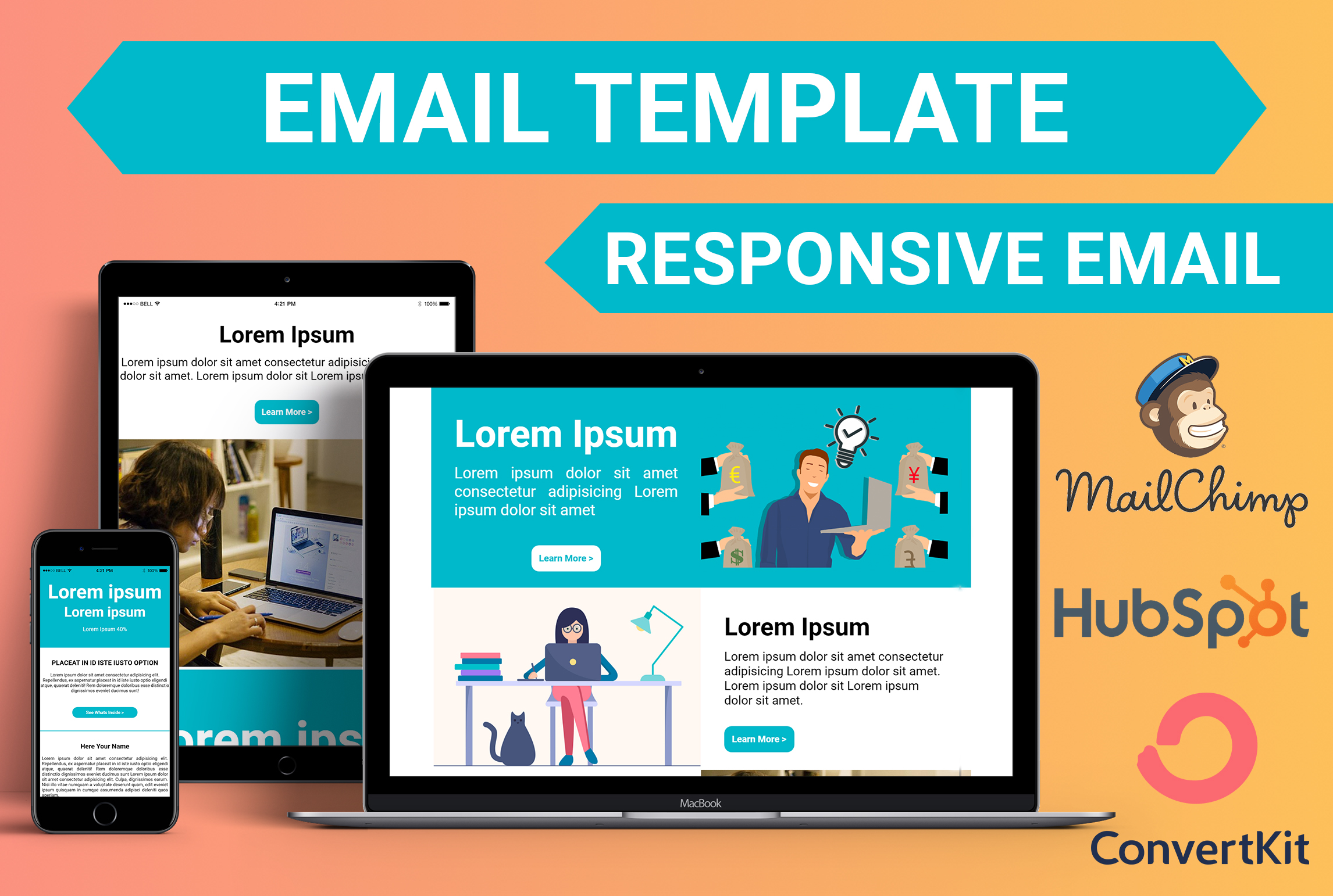 I will design responsive email template or newsletter...