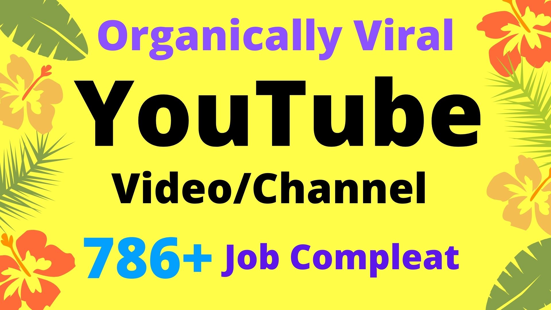 I will do organic YouTube video promotion and YouTube...