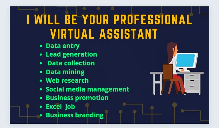 I will be your smart & professional virtual assis...