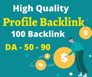 I will create manually 20 High Quality profile backli...
