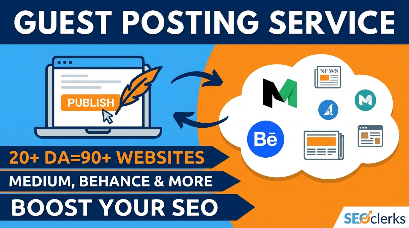 Write And Publish Guest Post On 20+ DA 90+ Websites R...