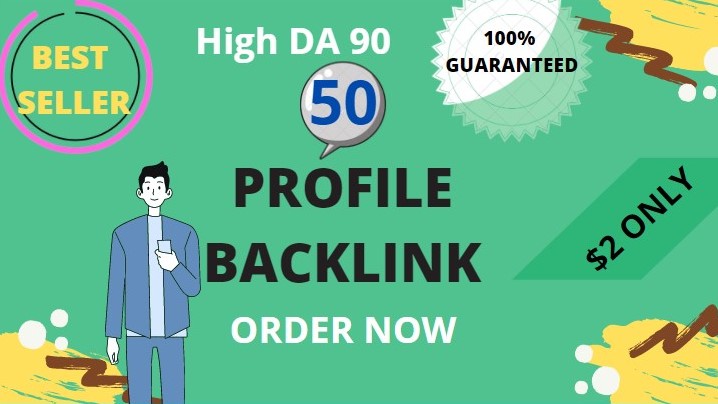 I will create 50 profile backlinks manually on high D...