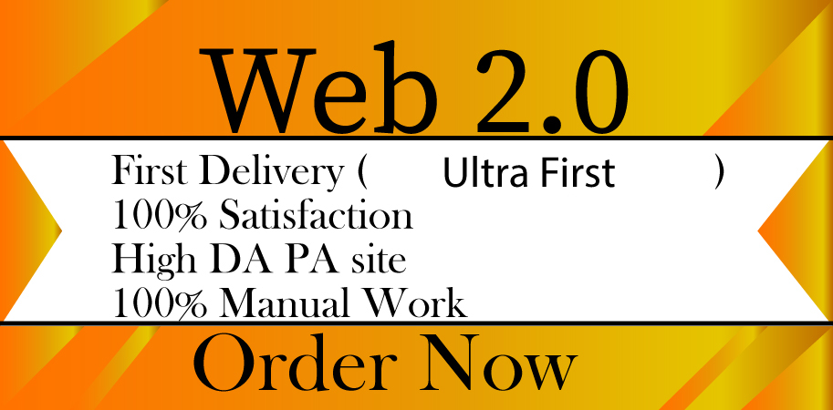 I will create 10 web 2. 0 high authority Dofollow web...