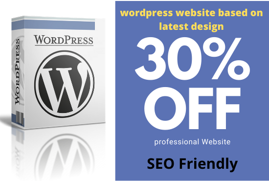 I will build responsive wordpress website design SEO ...