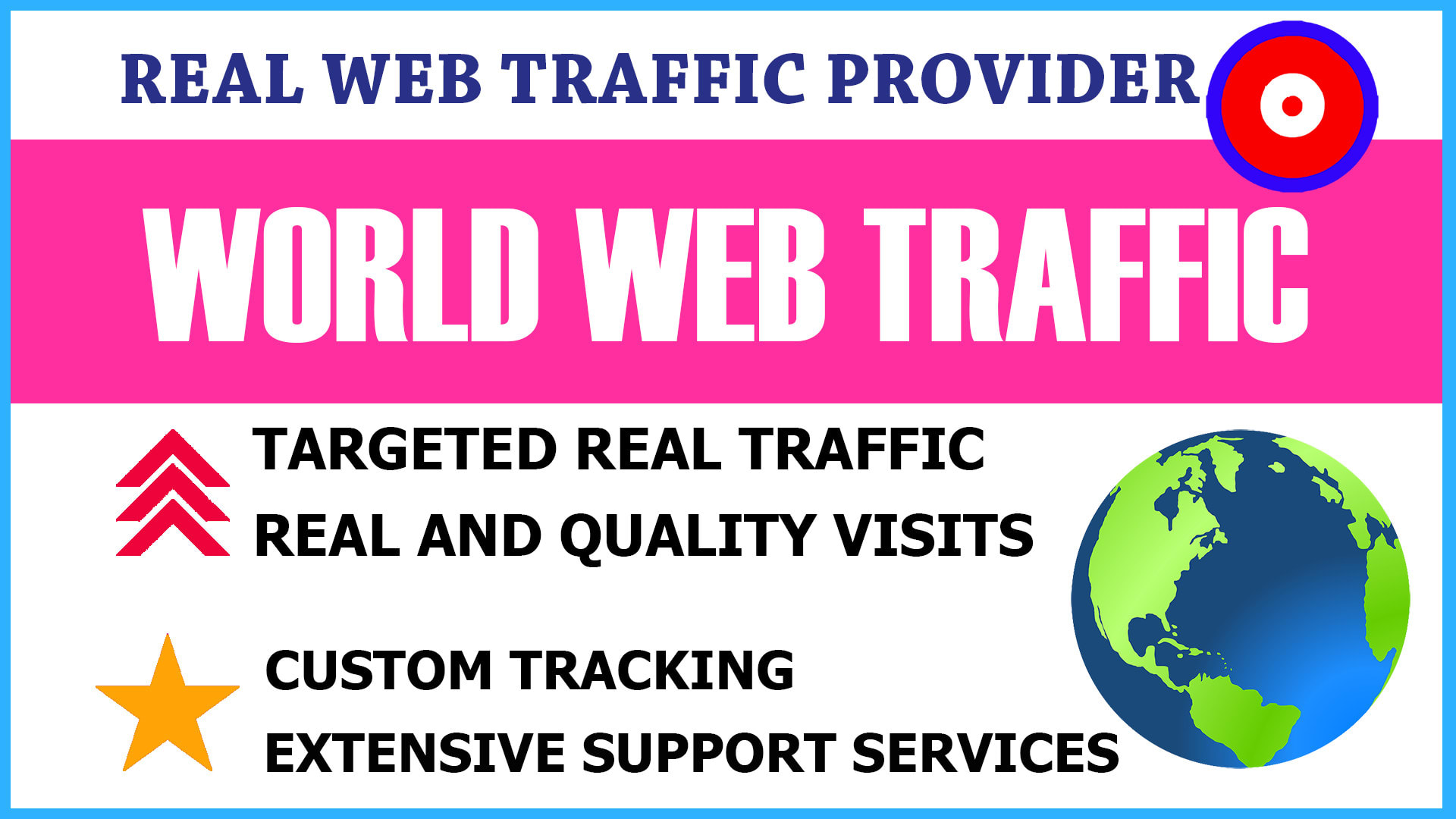 I will drive keyword targeted web traffic real visito...