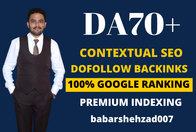 I will provide white hat contextual SEO dofollow high...