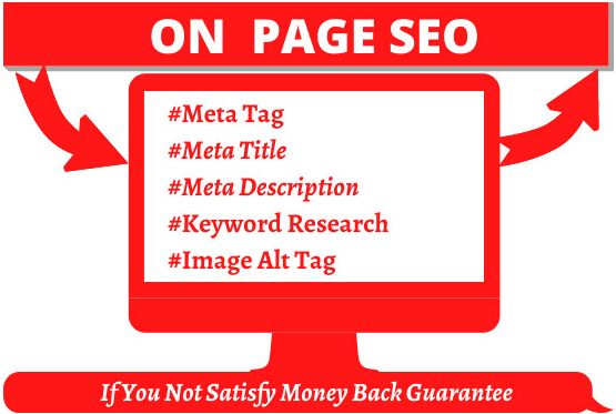 I will write on page SEO meta title and description o...