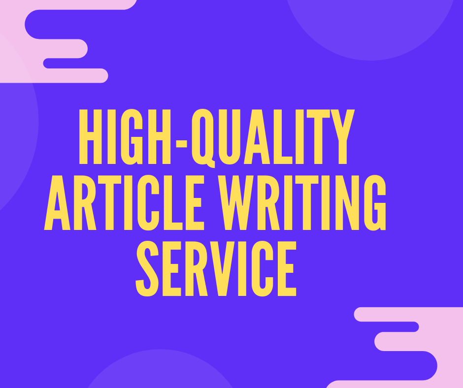 I Will Write 1000 Words Top Quality Article On Any To...