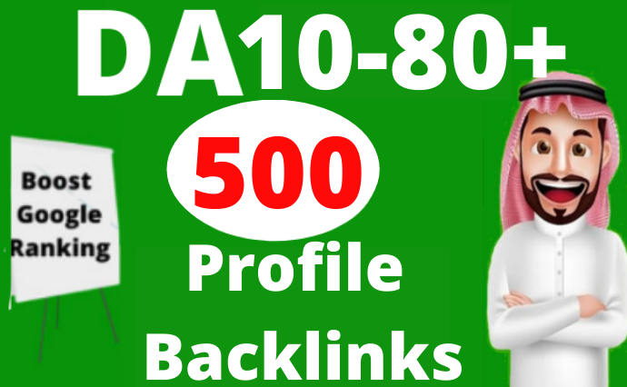 500 High Authority Profile Backlinks SEO Manual Dofol...