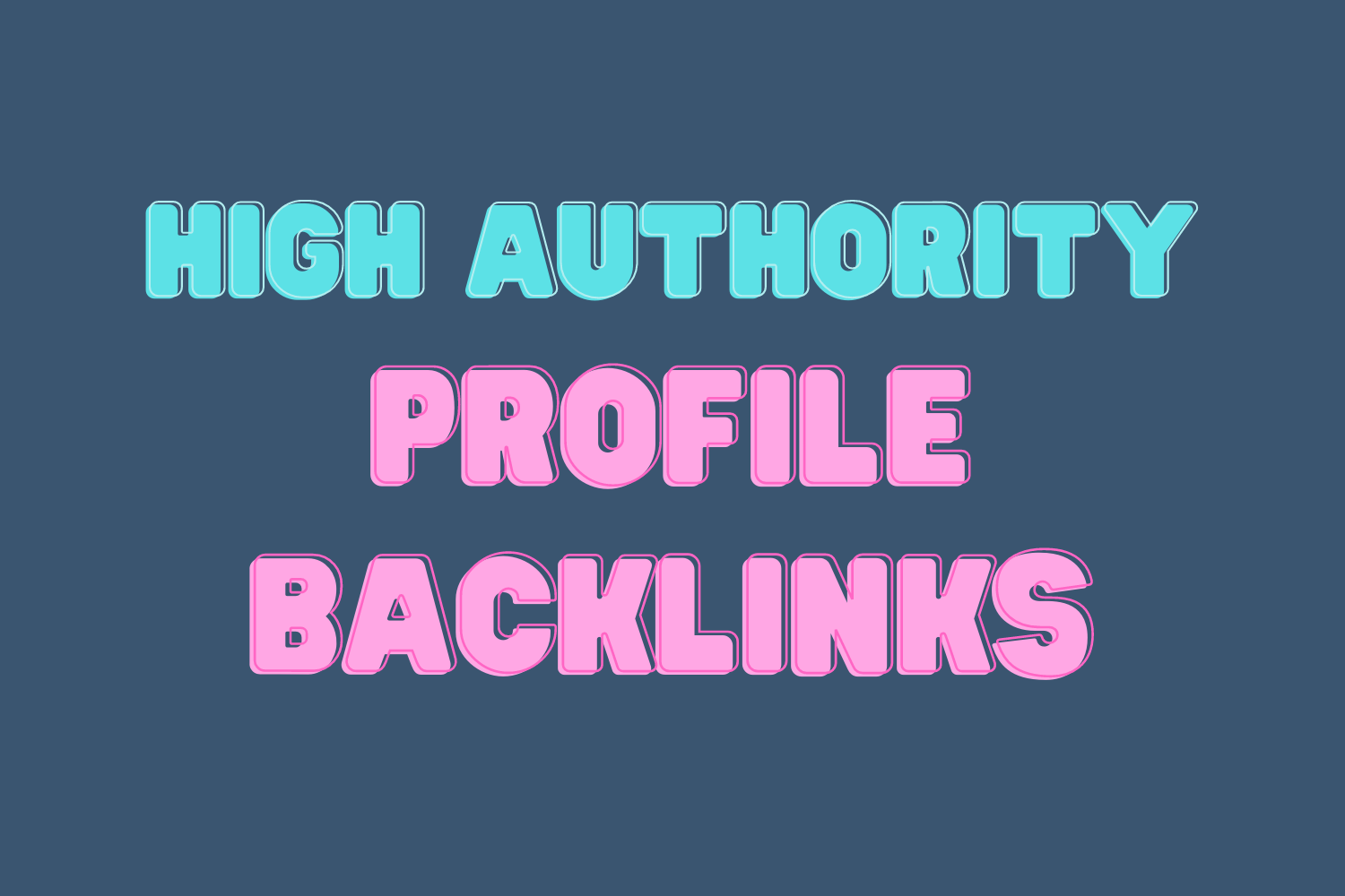 I will build 50 high authority profile backlinks to R...