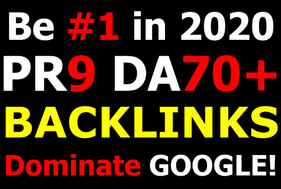 I will do top quality dofollow SEO backlinks high da ...