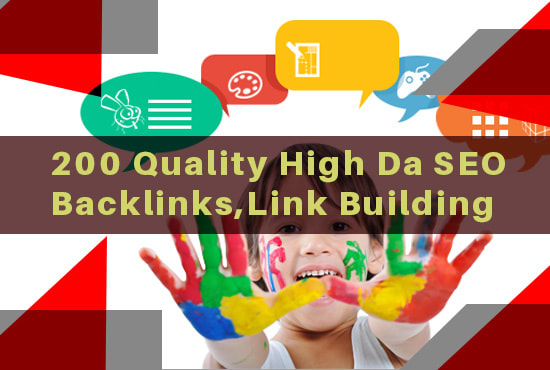 I will do difference high da seo backlinks, link bui...