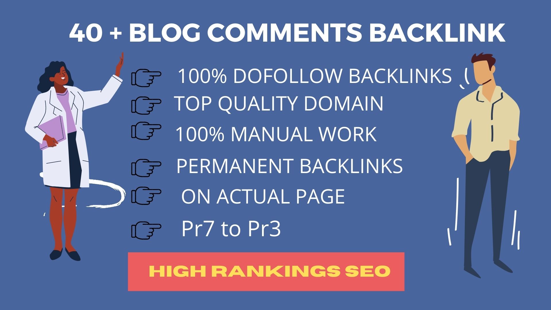 I will create 40 dofollow backlinks blog comments on ...