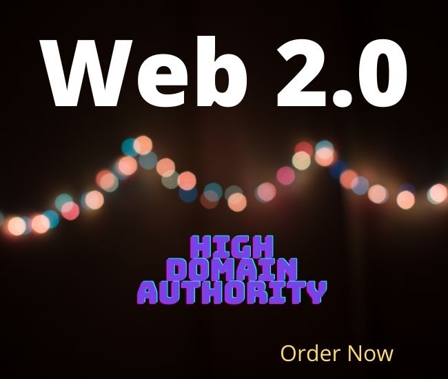 I will create manually 50 high authority Web 2.0 Back...