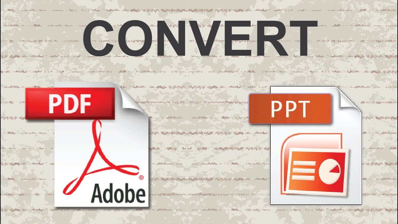 I will convert PDF to word, pdf to ppt
