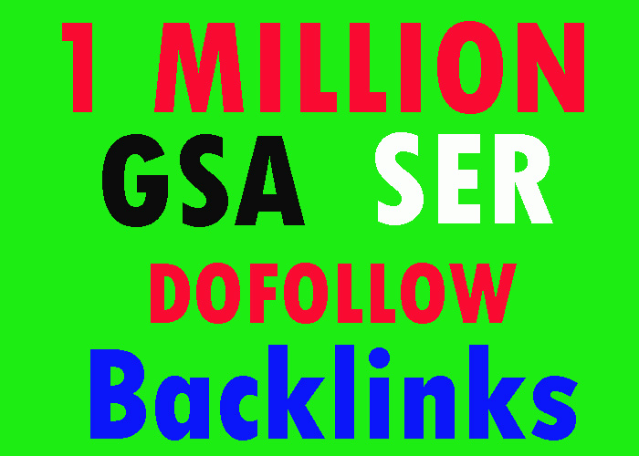 Create 2023 Get premium 1 million GSA SER Unique for ...