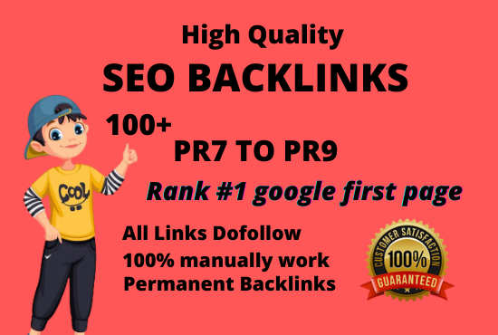 I will manually create 100+ pr9 da 90 dofollow profil...