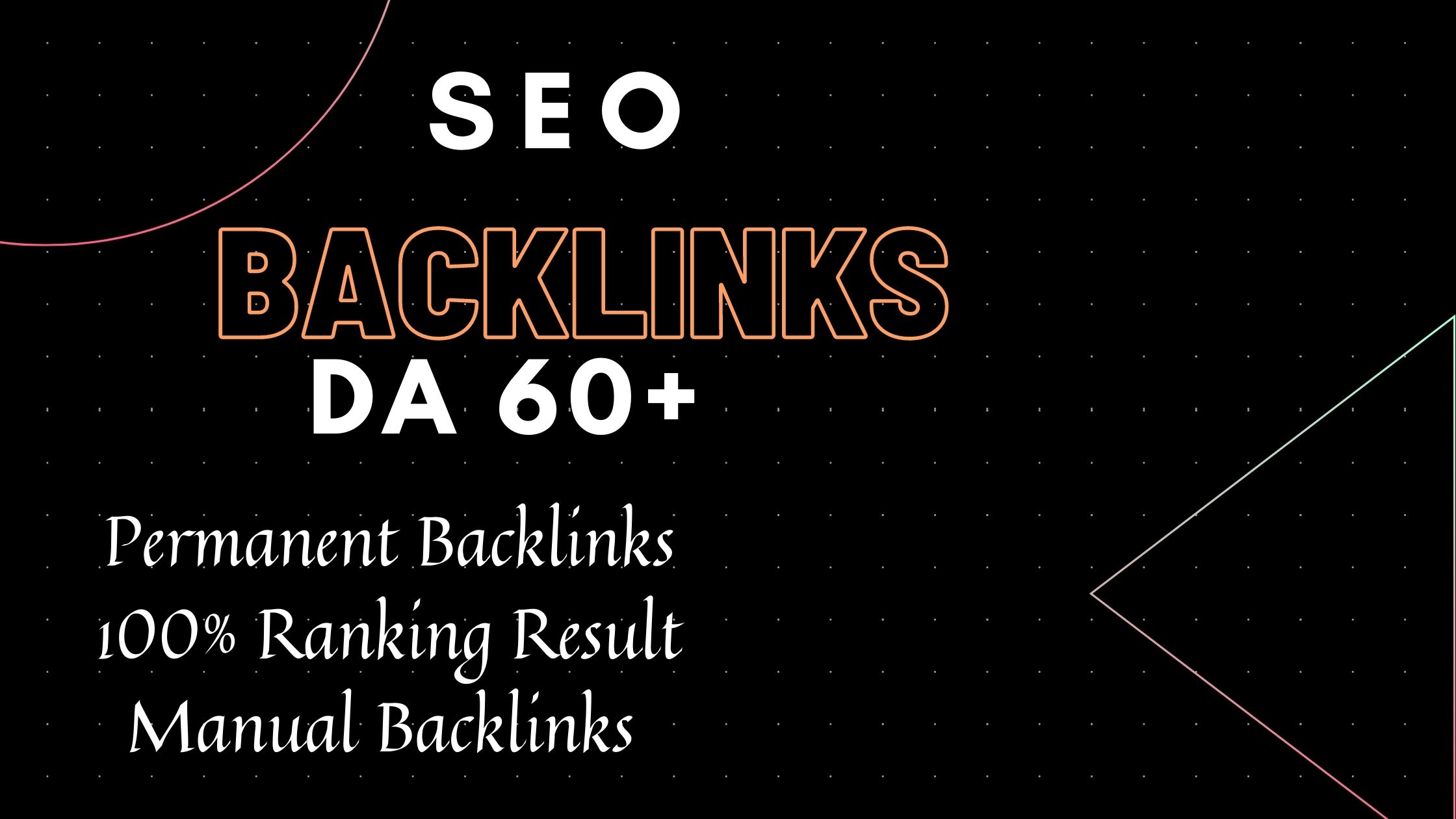 I will build high authority dofollow backlinks off pa...