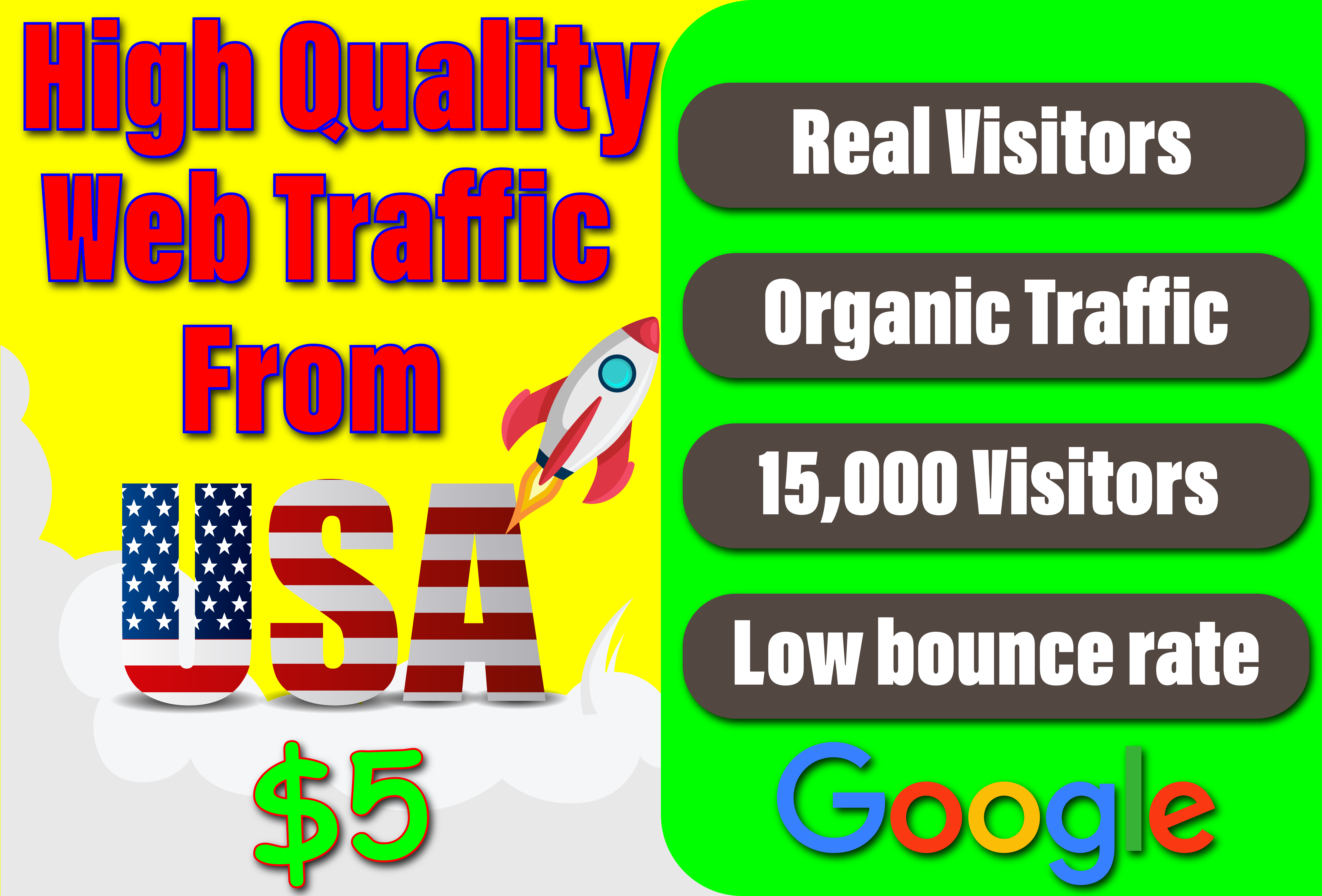 I'll drive niche targeted, real organic traffic from...