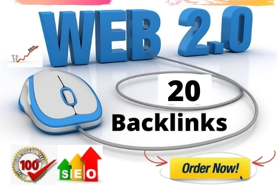 20 Manual Web 2.0 Backlinks Do follow high quality pe...