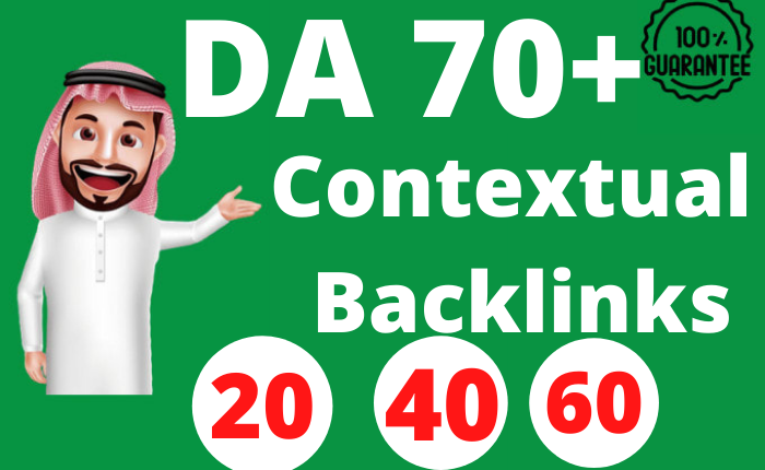 20 Contextual Backlinks SEO Dofollow DA 70 Plus Link ...