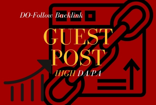I will Publish GUEST POST on 10 Do follow High Author...