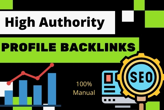 80 High Authority SEO Profile Backlinks white hat man...