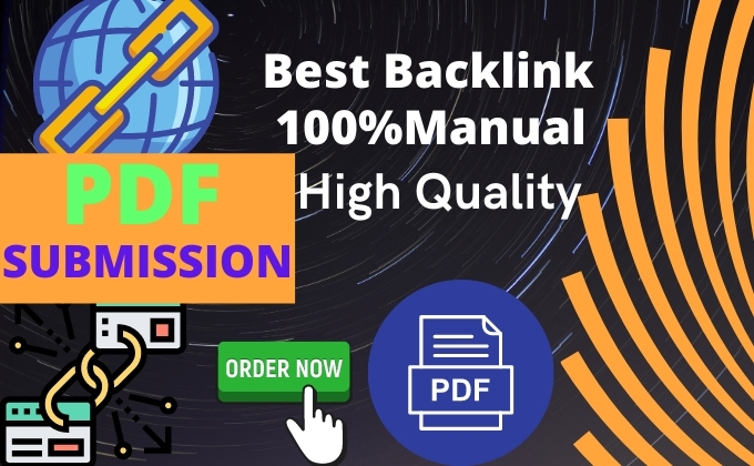 I will do PDF Submission to 25 High DA PA DOC sharing...