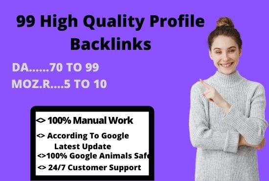 Create 100+ High Quality Profile Backlinks
