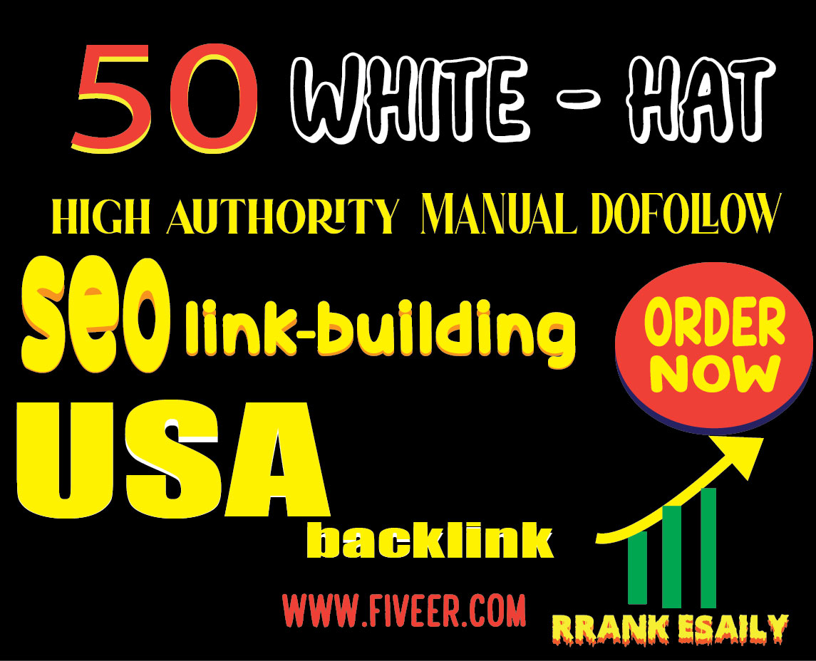 I will build 30 high authority USA seo backlinks serv...