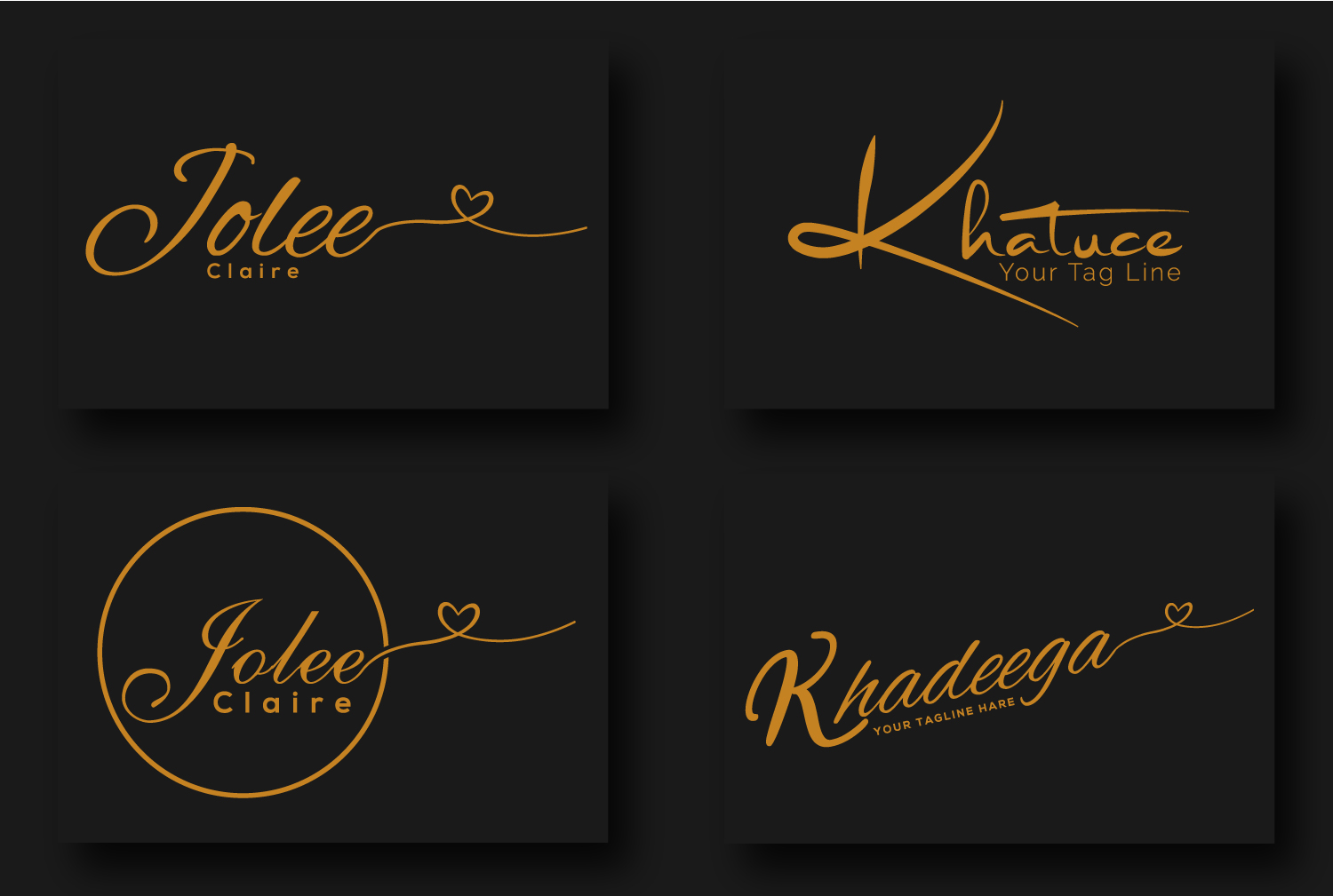 I will do modern luxury handwritten signature logo wi...