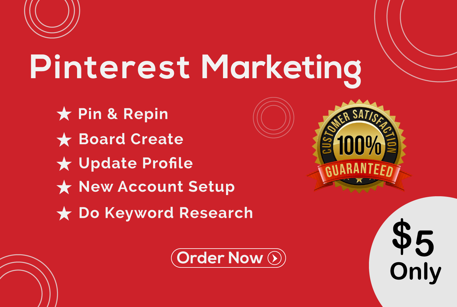 I will Create SEO Optimize 25 pins and 2 boards as a ...