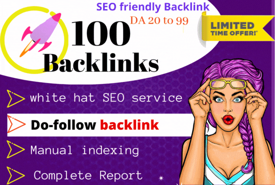 I will Build 100 Permanent web2.0 Backlinks with High...
