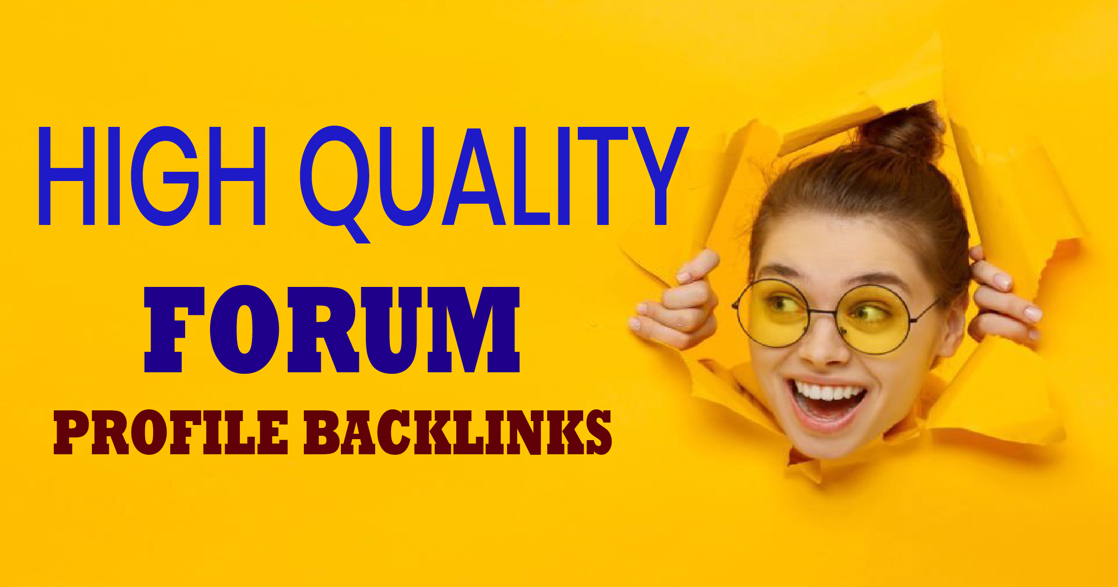 I will Build high quality 100 Forum Profile Backlinks...