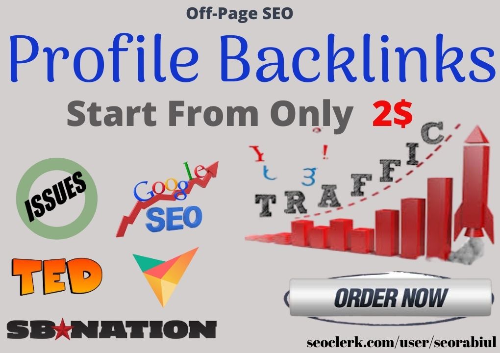 Create 30 High Domain Authority Profile Backlinks on ...