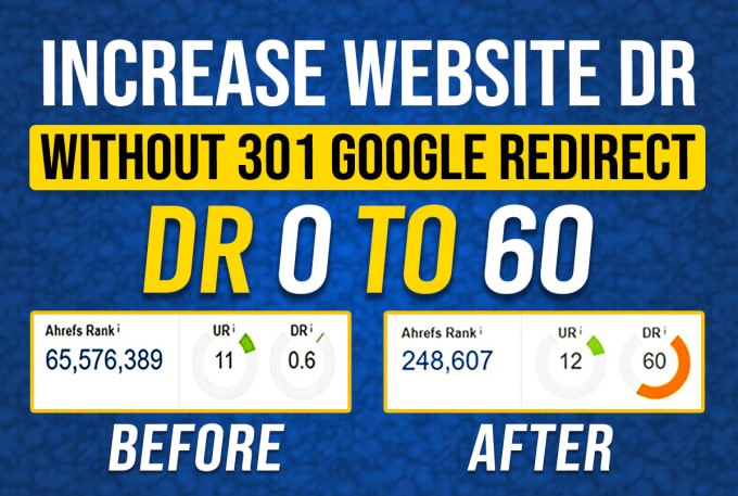 I will increase domain rating ahrefs domain authority...