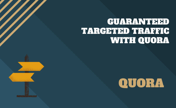 100 guaranteed traffic with niche relevant 30 Quora a...