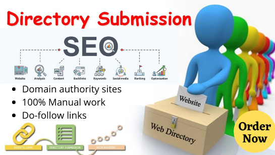 I will create 50 HQ directory submission white hat SE...