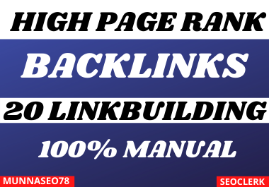 create 20 high authority dofollow seo backlinks link ...