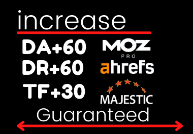 I will Rank Increase Your Website Ahrefs DR50+ Majest...