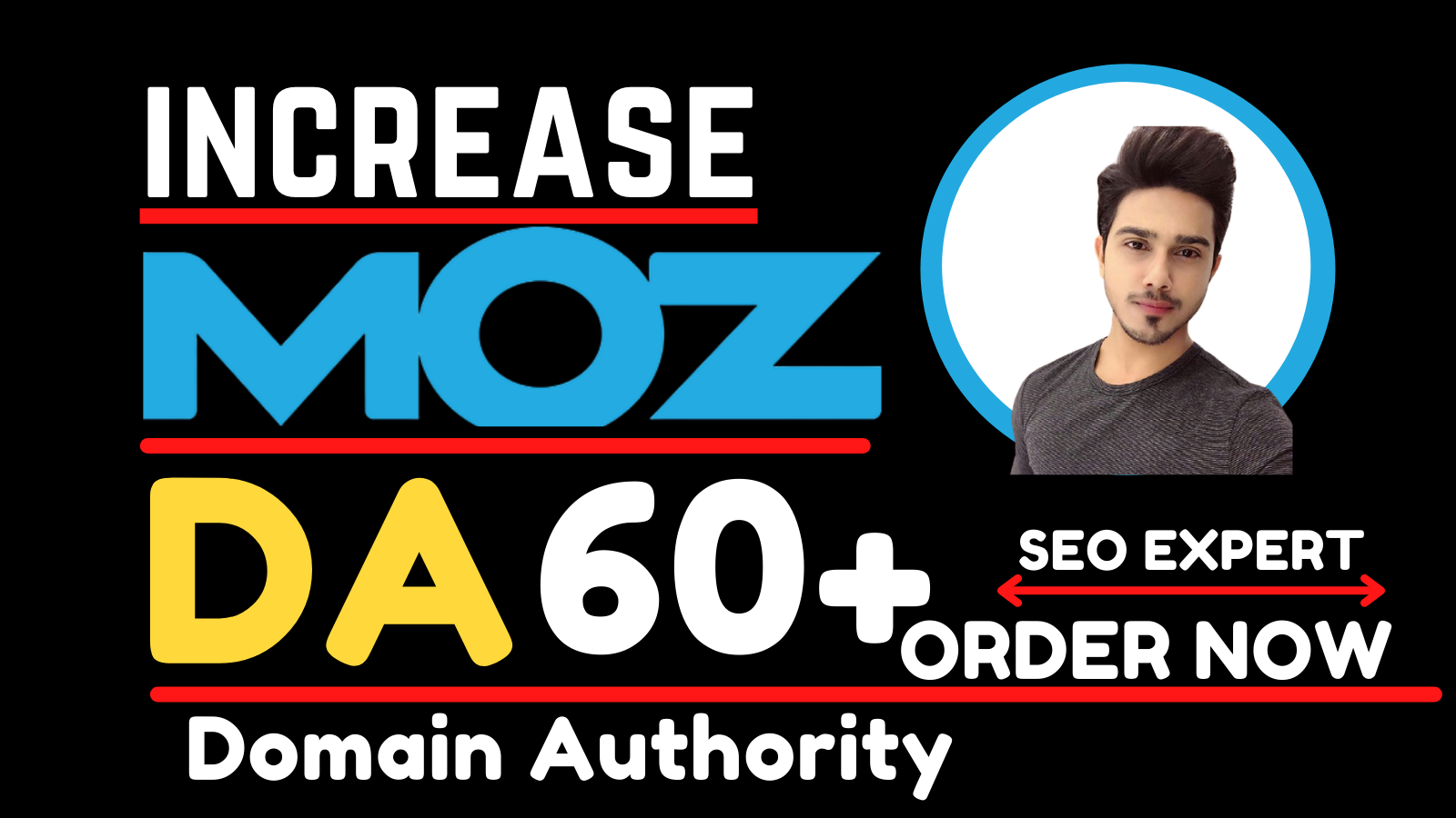 I will increase Moz domain authority, increase moz D...