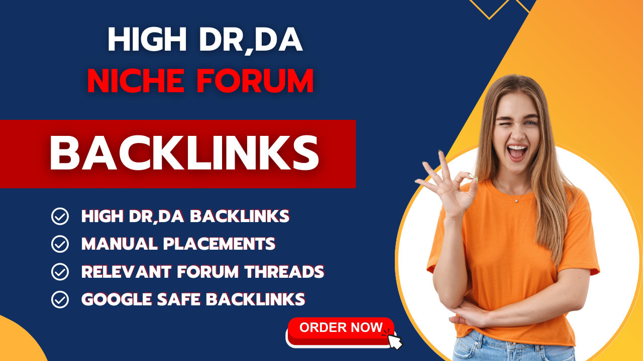 I will do 5 manual placement high da DR niche relevan...