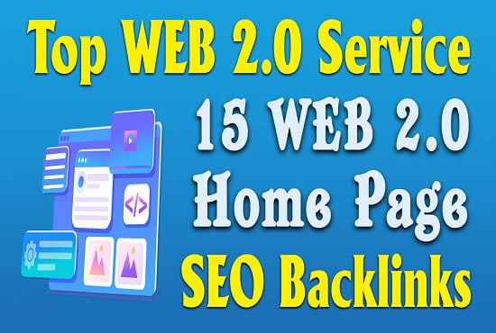 I will do 15 high da web 2.0 contextual dofollow back...
