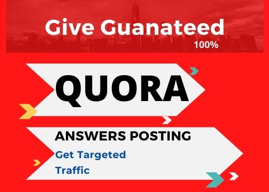 provide Promote your website with 5 HQ Quora answer B...