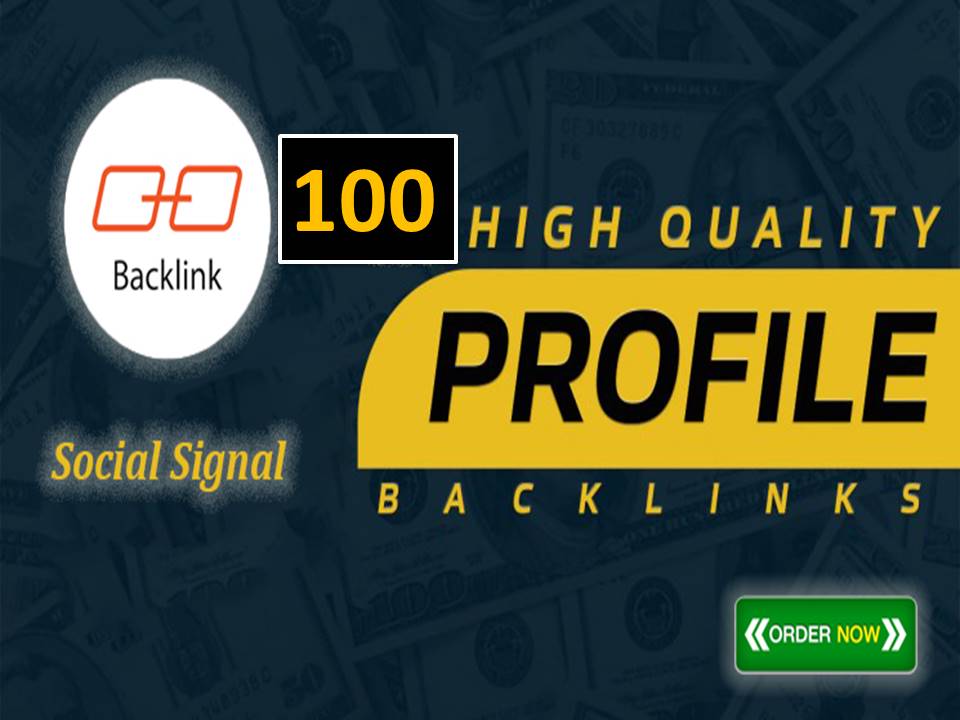 I will create 100 high quality profile seo link build...