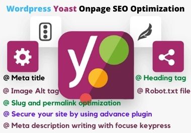 I will provide onpage seo optimization service for yo...