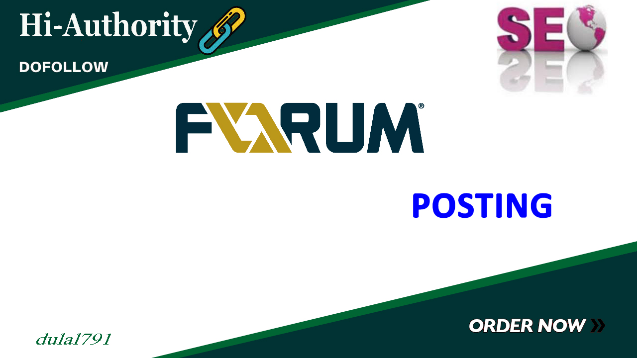 I Will Created 4o High Quality PA DA Forum Posting Ma...